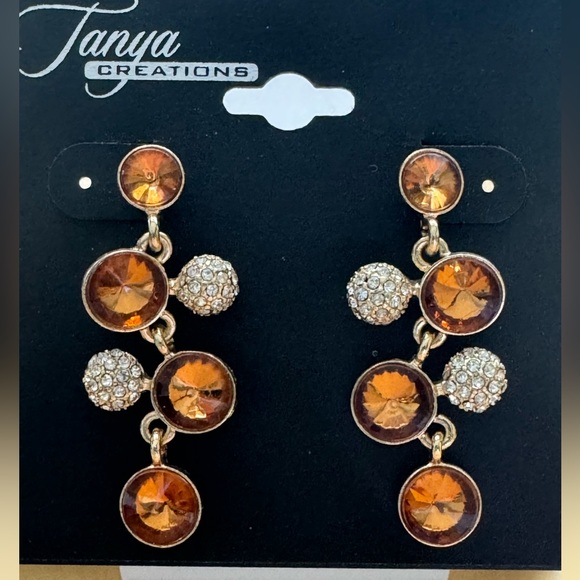 High-End Department Store Designer One of Kind Statement Earrings - Picture 1 of 8